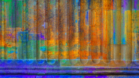 "Brandenburg Gate, Column VI Facing North (thermal reveal)"